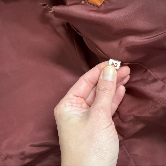 Vintage Leather Fur Collar Coat - Picture 8 of 13